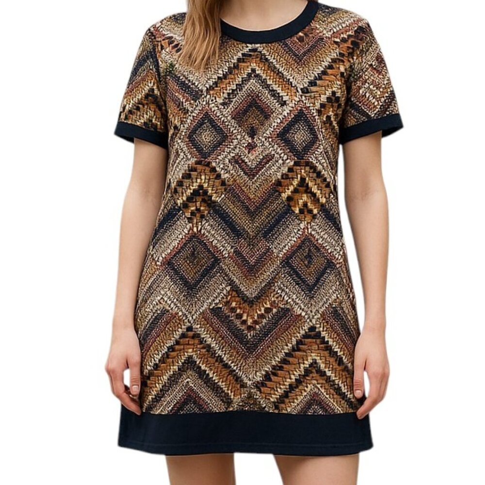 3/4 Sleeve Figure Flattering Dress